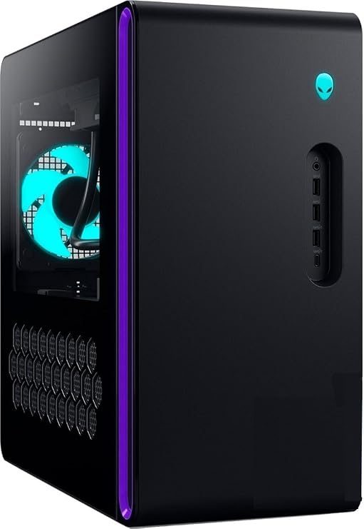 Alienware Aurora R16 Gaming Desktop PC (16-Core Intel i7-13700F, RTX 4060 Ti 8GB, 64GB DDR5, 2x8TB SSD (16TB), 240mm AIO, Wi-Fi 6E, BT 5.3, RJ-45, USB KB & Mouse, 3 DP, Win11P), Black