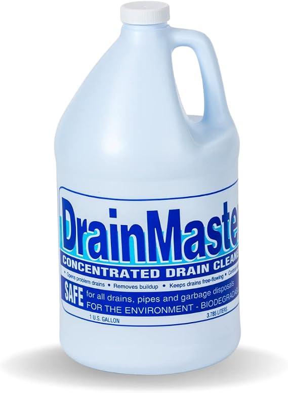 Commercial Drain and Grease Trap Cleaner/Concentrated Enzyme Drain Cleaner/Organic Liquid Bacteria For Plumbing Lines (1-Gallon)