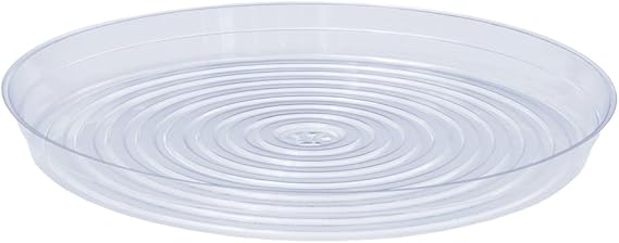 CWP CW-1700N Vinyl Plant Saucer, 17-Inch Diameter, Clear