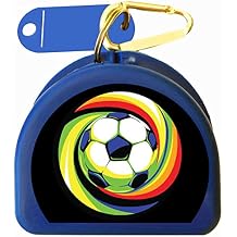Soccer Mouth Guard case, Mouthguard case, Retainer Case - Soccer Power Ball