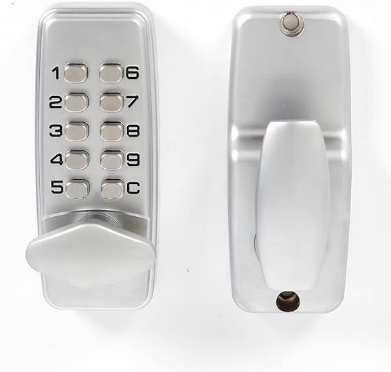 Mechanical Code Lock, Mechanical Keyless Entry Door Lock, Digital Mechanical Password, Digital Door Lock, Keypad Door Knob Exterior, Suitable for Home, Hotel, Office, Studio, Warehouse, Archives