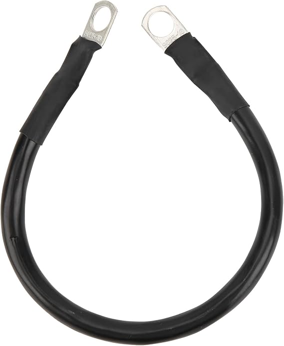 Ground Wire 4AWG 25mm2 150A High Toughness Flexible Earth Cable Battery Inverter Black, Battery Connection