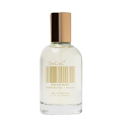 DedCool Eau de Parfum Rocco Mint - 1.7 fl oz wNotes of Moroccan Mint, Jasmine, Oakmoss, Perfume for Men and Women, Luxury Fragrance, Long Lasting, with Essential Oils,Non-Toxic,Fragrance For All