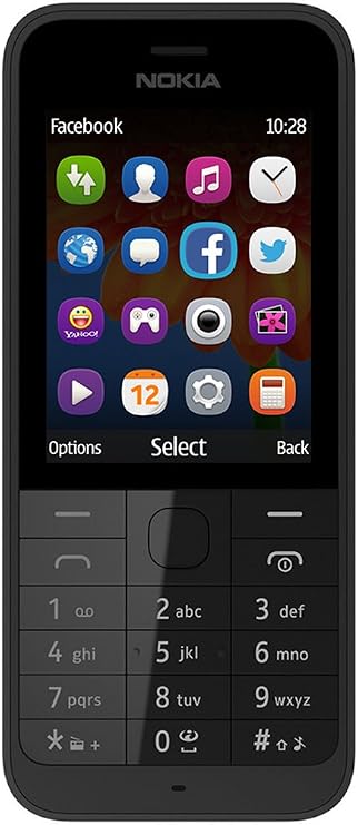 Nokia 220 SIM-Free Mobile Phone in Black