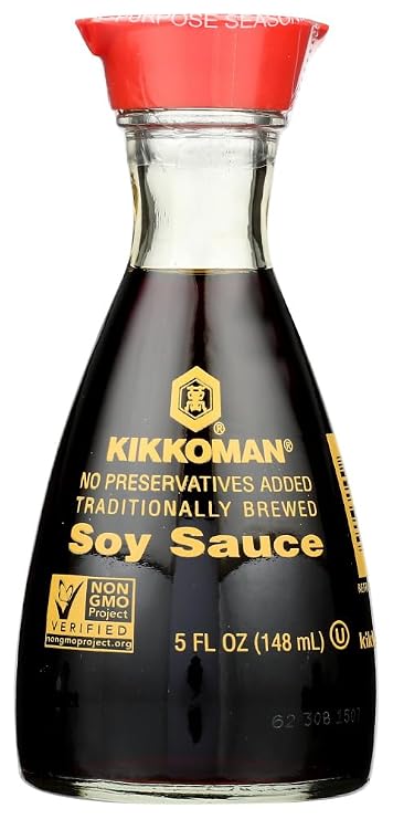 Kikkoman Soy Sauce 5 OZ (Pack of 2)