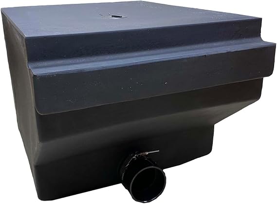 WT-3240 3" Black Water RV Waste Holding Tank 32 Gallon Concession and Camper Waste Black Gray Tank