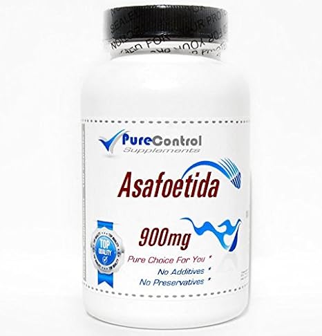 Asafoetida 900mg  180 Capsules  Pure  by PureControl Supplements