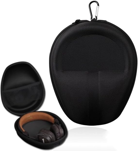 Hard Headphone Case for Sony WH-CH520 WH-CH720N MDR7506 WH-1000XM4 WH-1000XM5 WH-CH700N WH-XB910N XB950B1, Bose QC 35, Pioneer DJ CUE1, JBL, OneOdio, Philips Over Ear Headphones Headset Case (Black)