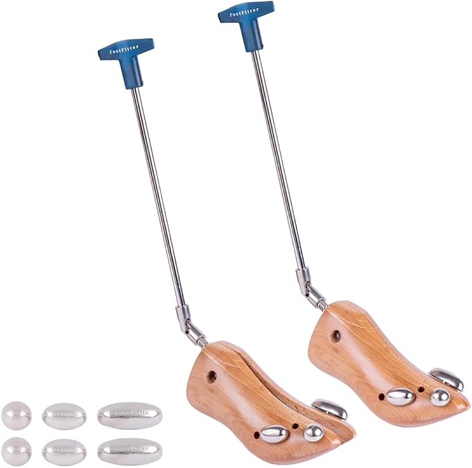 FootFitter Premium Western Boot Stretcher for Men & Women, Expands, Widens & Loosens Tight Leather & Cowboy Boots (2 PACK)