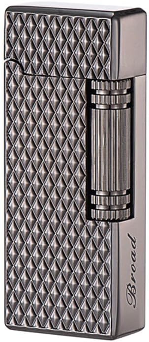 (Without Butane) Metal Butane Lighter with Flint, Soft Flame, Dragon Design,Candle Lighter (Black Starry Sky)