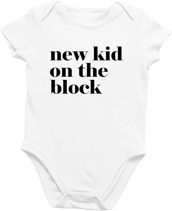 Printique Organic Cotton Baby Onesie - Infant Bodysuit, Soft Breathable Newborn Outfit, Unisex Baby Clothes, Snap Closure