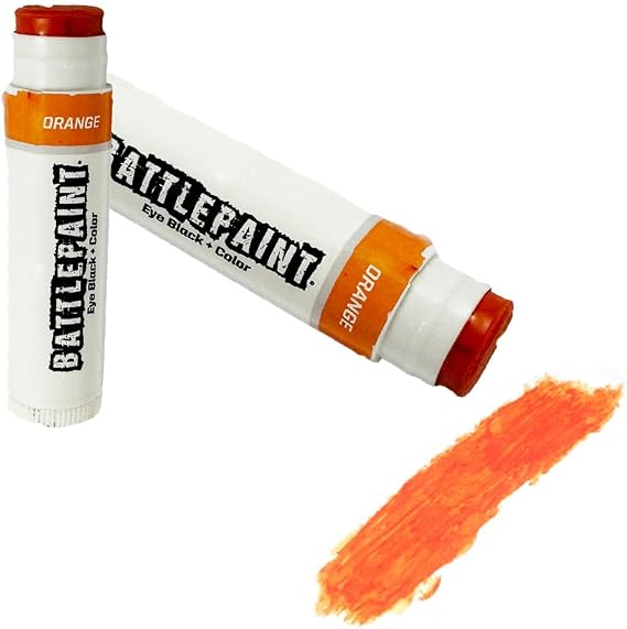 EyeBlack BattlePaint Bright Colored Under Eye Black Grease for Pro Athletes and Super Fans Baseball, Softball, Football 2 Sticks