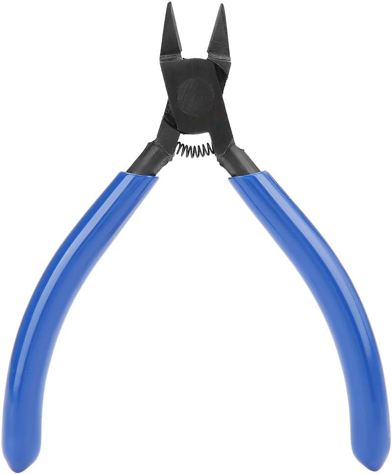 Restokki 4inch Diagonal Cutting Pliers, Diagonal Pliers Wire Cutters Durable Nickel Chromium Steel Construction for Electricians and Homes