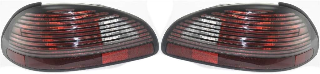 For Pontiac Grand Prix Tail Light 1997 98 99 00 01 02 2003 Pair Driver and Passenger Side CAPA For GM2818101, GM2819101C | 5978571