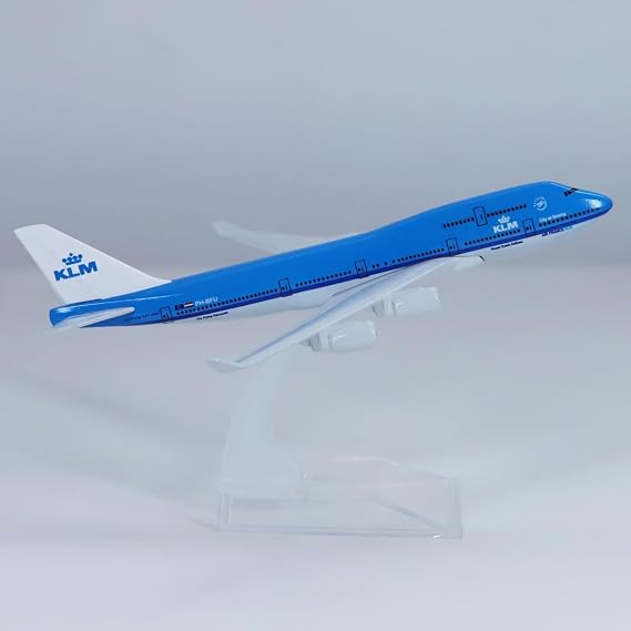 1/400 Boeing B747 16cm KLM Metal Aircraft Model Collection Display Gift