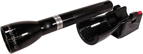 Maglite, Rechargeable LED Flashlight, System 3, 120 Volt AC Converter, Black