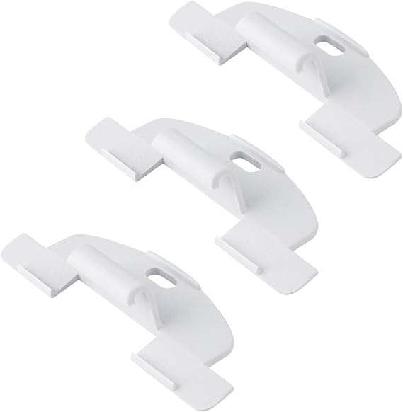 Lite Rise Handles Blinds Pulls Compatible with Hunter Douglas, 3/4" Pleat Cordless Honeycomb Shade Lift Handles Fit for Duette and Applause Cordless Shades, 3 Packs