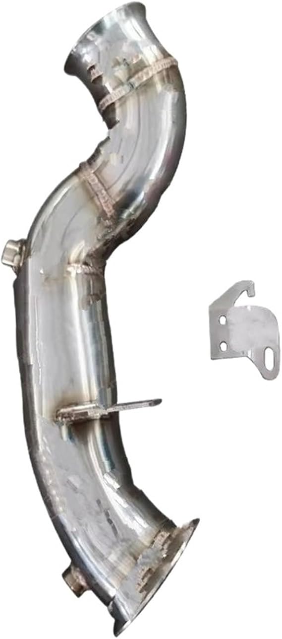 Car End Pipes For Benz W205 C200 C250 C300 M271 LHD Left-hand Drive Stainless Steel Catless Polished Exhaust Downpipe Exhaust Muffler