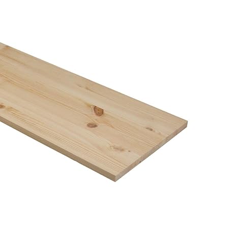 Snowdon Timber Solid Pine Furniture Board (T) 18mm (W) 600mm (L) 2.4m - Pack of 4