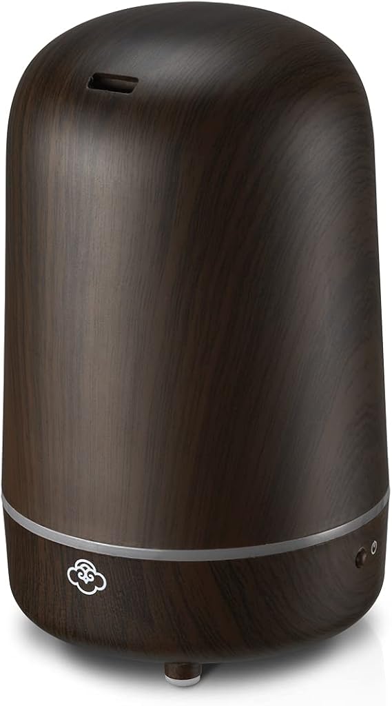 Serene House Light House Ultrasonic Aroma Diffuser, Plastic Darkwood 100ml