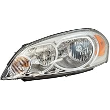 TRQ Driver Side Headlight Assembly Compatible with 2006-2013 Chevrolet Impala 2014-2016 Impala Limited 2006-2007 Monte Carlo GM2502261