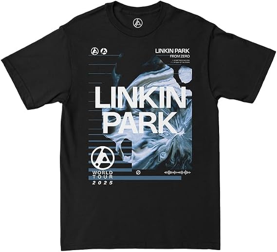 Linkin Park Unisex Adult Official Merch Linkin Park from Zero Jagged Tour Tee
