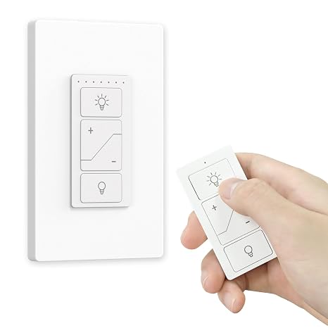 Dimmer Switch, Remote Light Switch with Alexa Wireless Control