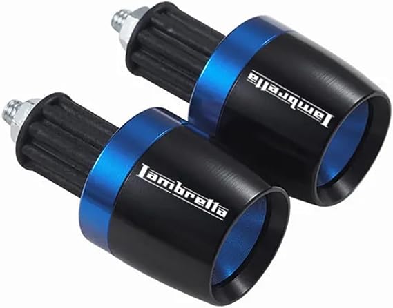 Motorcycle Handle Bar End Weight Handlebar Grips Cap Plug For Lambretta G350 X300 G 350 X 300 Accessories(Blue)