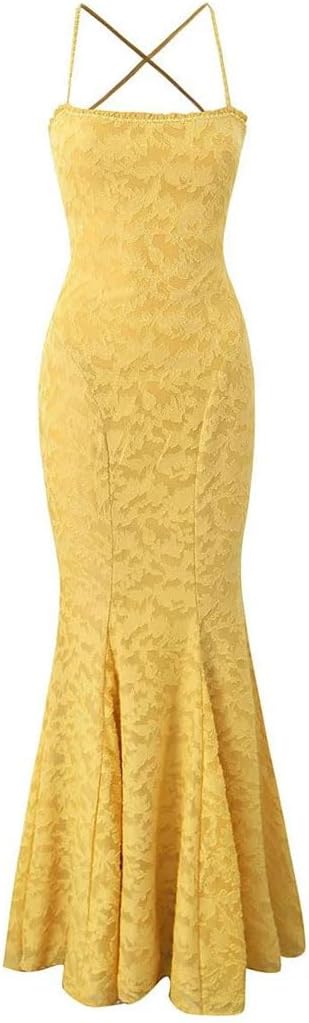 Backless Suspender Dress Female Fishtail Long Skirt