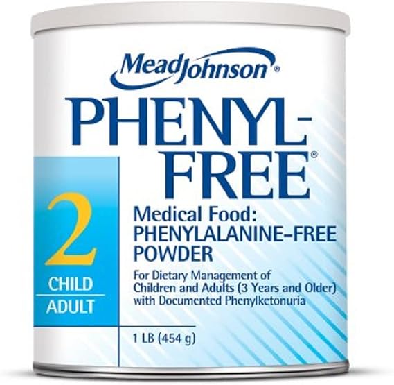 Mead Johnson 75891301EA - Phenyl-Free 2 Metabolic Non-GMO Diet Powder 1 lb Can