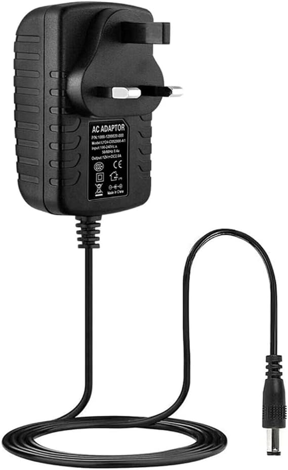 AC to DC 5V 1A Power Supply Adapter, Stable 5W Output with 5.5 x 2.1mm DC Plug, 100–240V Universal Voltage for Speakers Router Security Cameras LED Light Strips