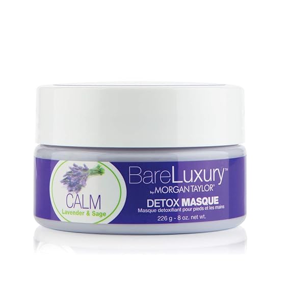 Morgan Taylor BareLuxury Spa Mani Pedi Calm Lavender & Sage Masque, 8oz