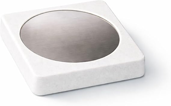 IceRamp Beyaz Ehlikeyf, Ice Ramp Bardak Soğutucu Altlık – Termojelli, Paslanmaz Çelik, Donarak Soğutan