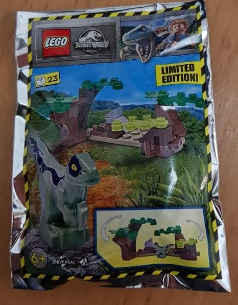 LEGO Jurassic World Raptor in Hiding Foil Pack Set 122217 (Bagged)
