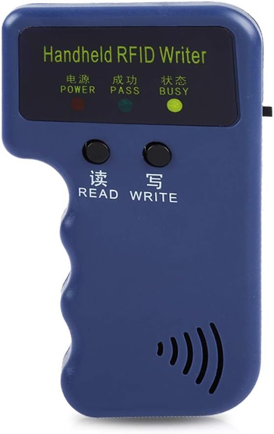 RFID ID Card Reader Copier 125KHz EM4100 Card Portable Handheld Writer Access ID Card Duplicator for Access Control System