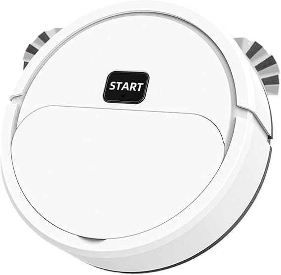 Vacuum Robot Cleaner - Smart Robotic Vacuum, Automatic Floor Cleaning | Multifunctional Mop and Suction Device, Pet Hair Removal with Obstacle Avoidance Hard Surfaces and Carpets