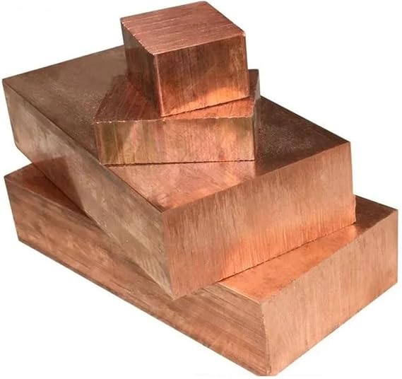 20x30x50mm Solid Copper Block Pure Copper Plate Electrode Sacrificial Anode Plating Sheet CNC Service