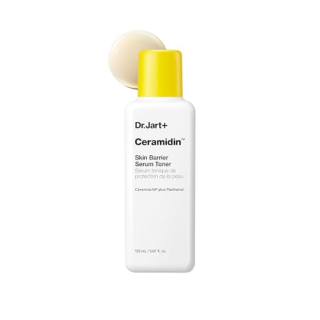 Dr.Jart+ Ceramidin Skin Barrier Repair Korean Face Serum Toner with Ceramides | Milky Toner | Korean Skin Care, 5.07 Fl Oz