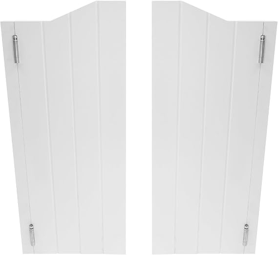 35.83x41.93in Interior Solid Wood Swing Door Double Swinging Door Swinging Cafe Door Partition Door for Kitchen, Stairs, Bedroom Entrance & Partition (Stripe Pattern)