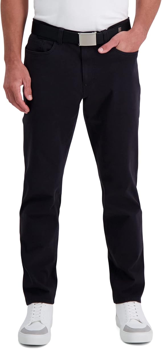 Haggar Men's The Active Series Big and Tall Straight Fit Stretch Pants