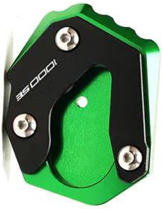 Motorcycle Side Stand Motorcycle For Kawasaki For VERSYS1000 SE For Versys 1000 2019 2020 2021 Accessories Kickstand Enlarge Plate Side Stand Extension Pad(Green)