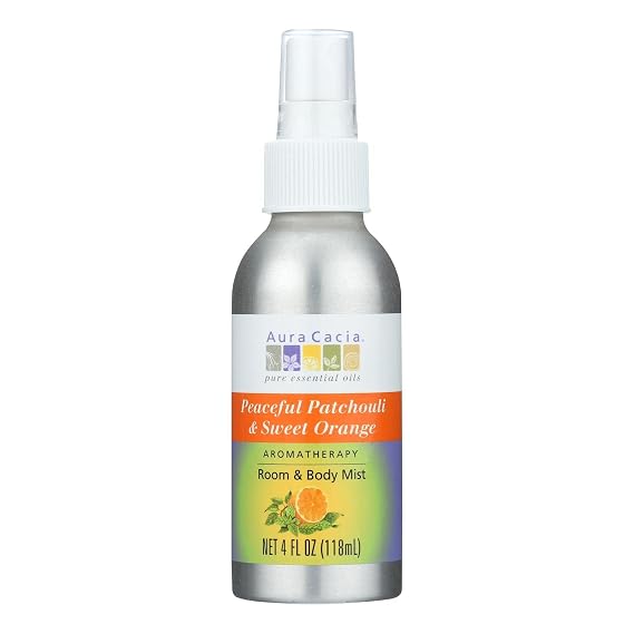 Aura Cacia Aromatherapy Mist Patchouli Sweet Orange - 4 fl oz