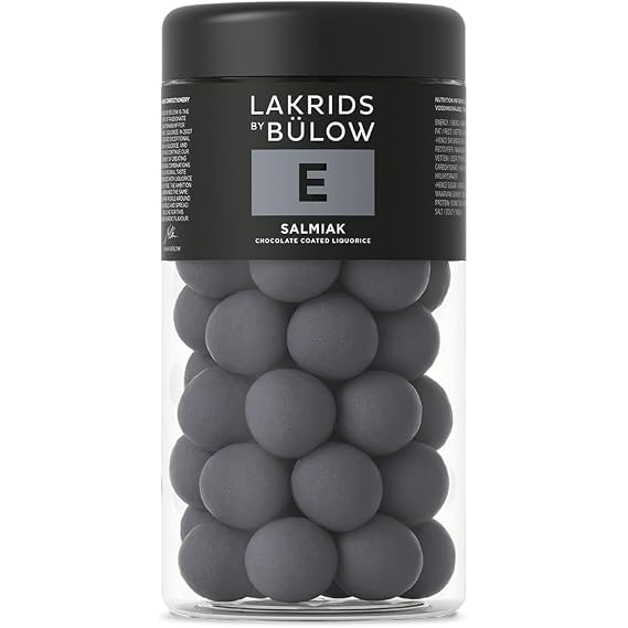 LAKRIDS BY BULOW - Salmiak - Chocolate-Covered Licorice - 9.5 oz