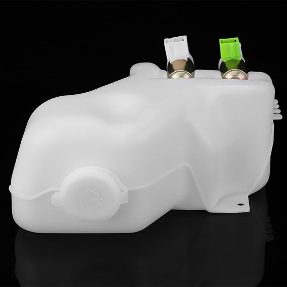Windshield Washer Pump, KIMISS Windshield Wiper Washer Bottle 2 Hole Pump Tank Jar Kit for Patrol GQ Maverick 19881997