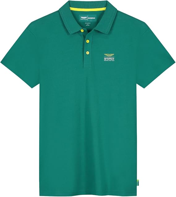 Aston Martin F1 Men's Logo Polo
