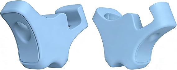 1 Pcs Eye Drop Dispenser for Elderly, Blue Reusable Silicone Aid Tool with Easy Grip, Ensures Accurate Application for Seniors and Individuals with Limited Dexterity, Assistive Eye Drop Dispenser