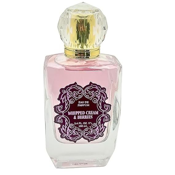 Whipped Cream & Berries Eau de Parfum for Women Sweet & Fruity Perfume, Long-Lasting Fragrance Spray, 3.4 fl oz / 100 ml