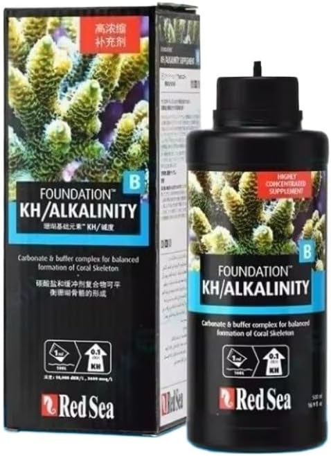 RedSea Basic Trace Element B Carbonates Seawater Buffers Maintain Alkalinity PH Complete Coral Reef Conservation Plan (R22023)