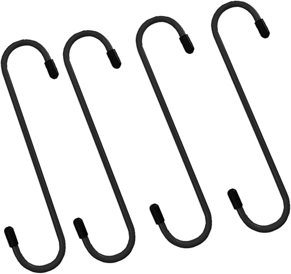 Brake Caliper Hangers,Brake Caliper Tool with Rubber Tips,Automotive Tools for Mechanics, Mechanic Tool Mechanic Accessories, Work on Brake Axle and Suspesion Systems- 4Pcs (Black)