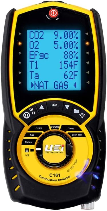 UEi C161KIT - Residential Combustion Analyzer Kit with Printer and Case